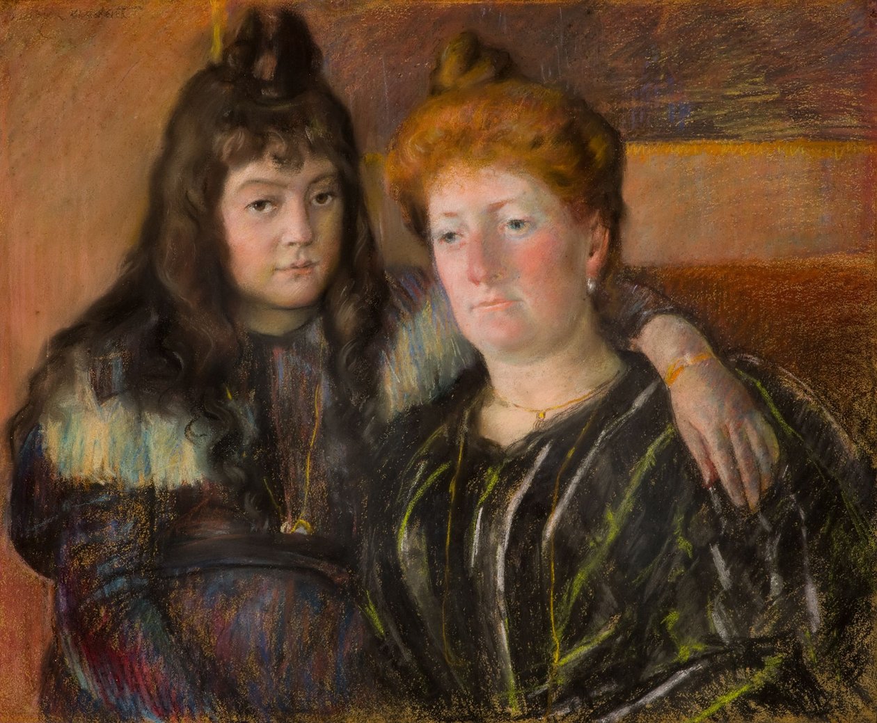 Madame Gaillard and Her Daughter Marie-Thérèse - Mary Cassatt