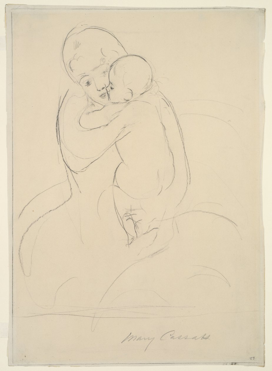 Caresse maternelle, 1921 - Mary Cassatt