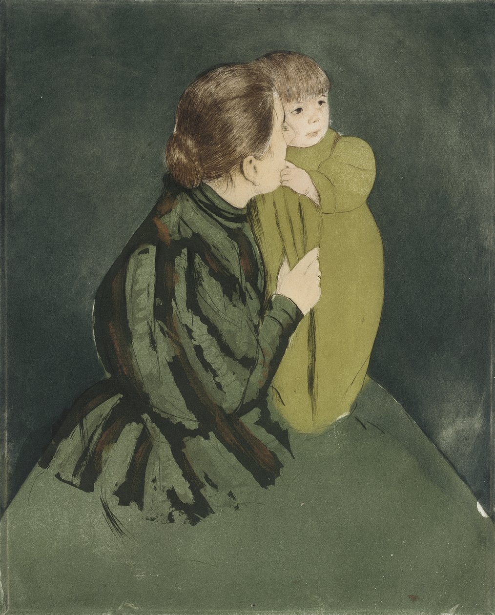 Paysanne et son enfant - Mary Cassatt