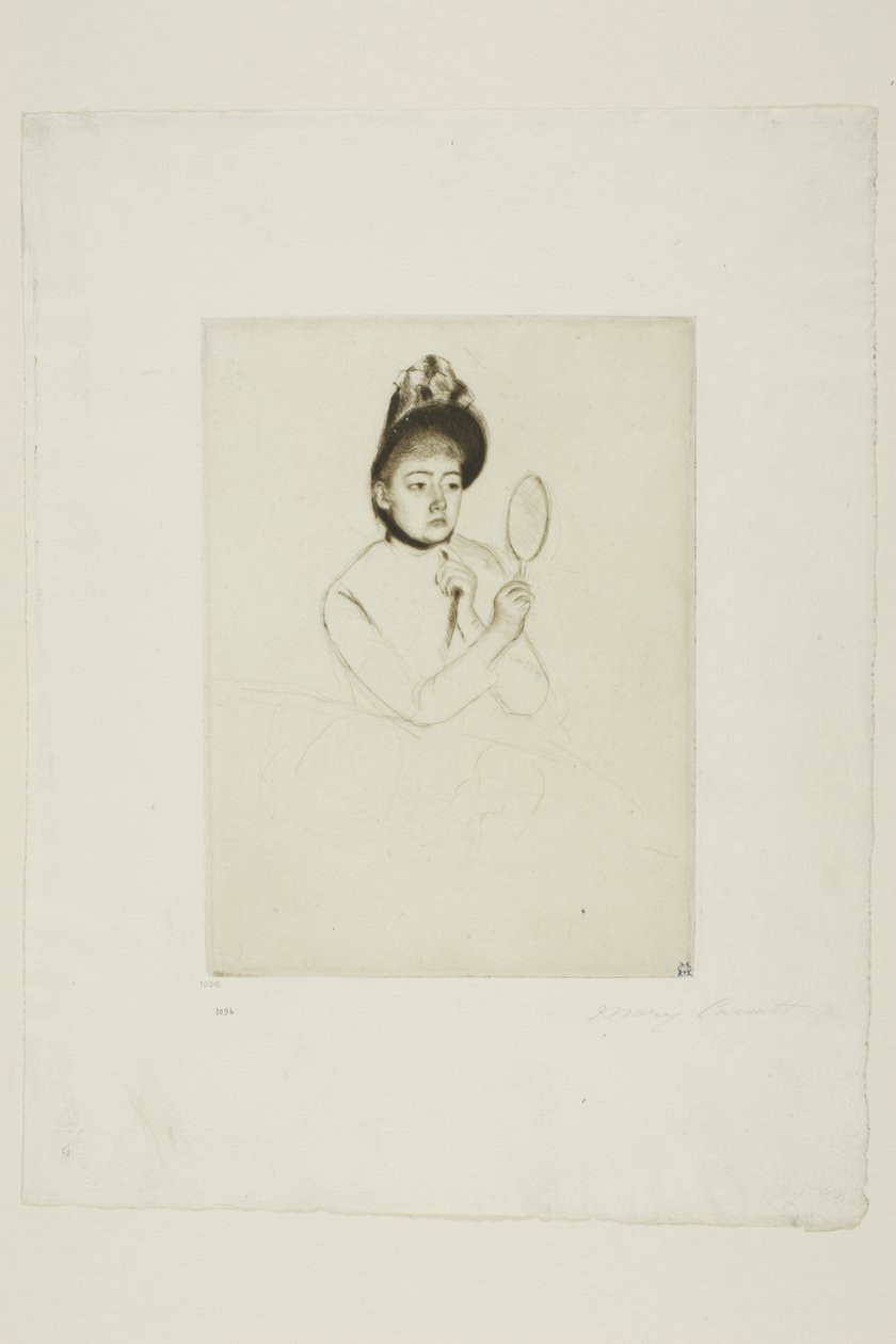 Le Bonnet - Mary Cassatt