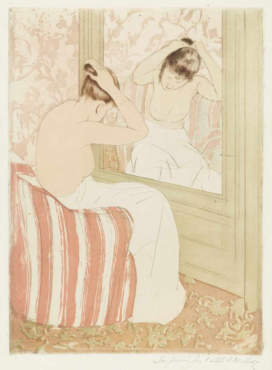 The Coiffure - Mary Cassatt