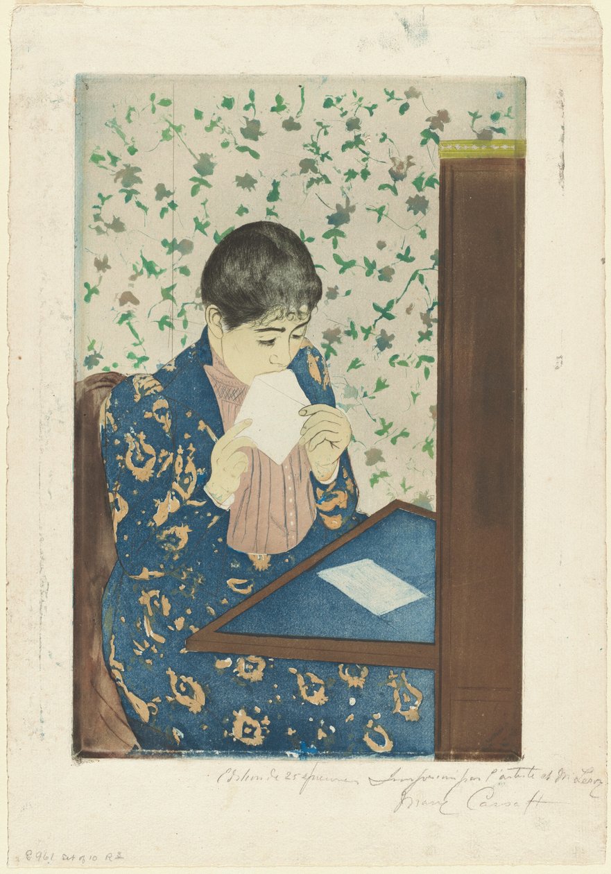 La lettre - Mary Cassatt