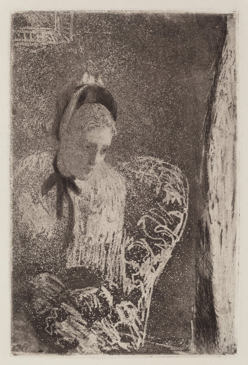 En attendant - Mary Cassatt