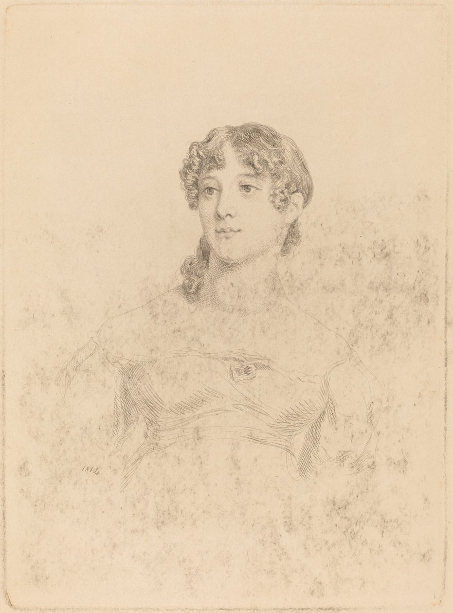 Lady Maria Hooker, Miss Turner à dix-sept ans - Mary Dawson Turner, after Thomas Phillips