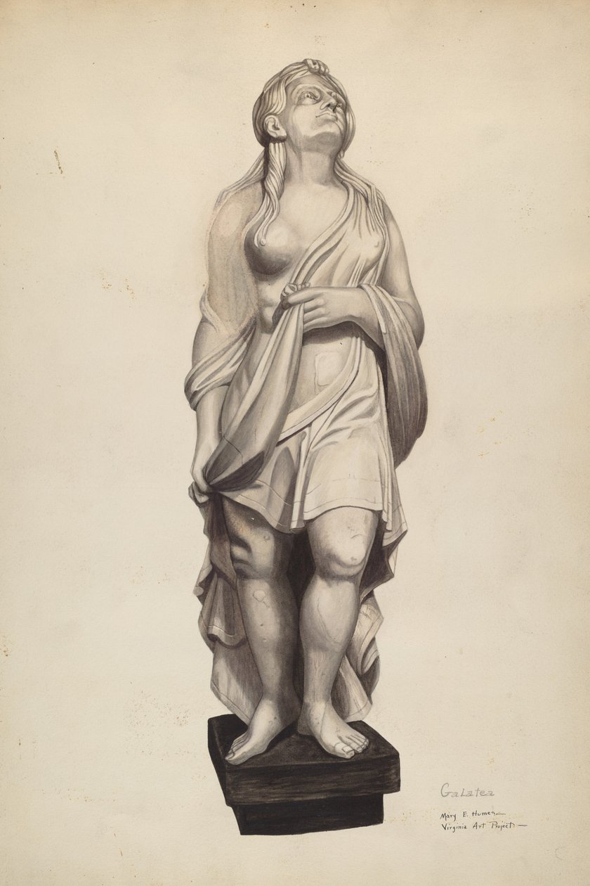 Figure de proue Galatea, vers 1940 - Mary E Humes