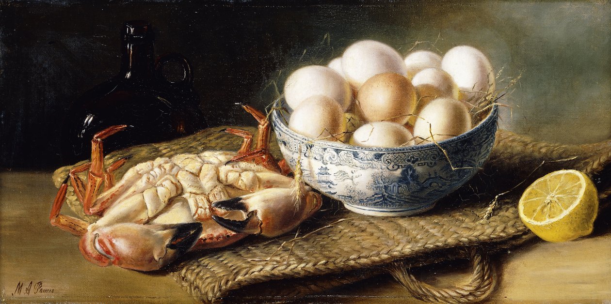 Un crabe et un bol d