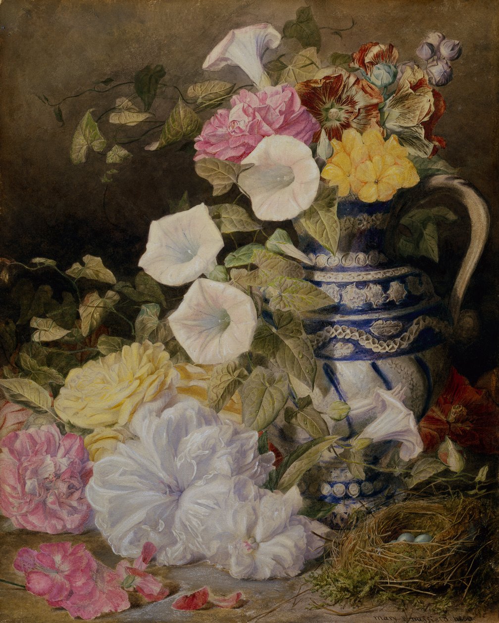 Nature morte avec un vase de fleurs - Mary Elizabeth Duffield