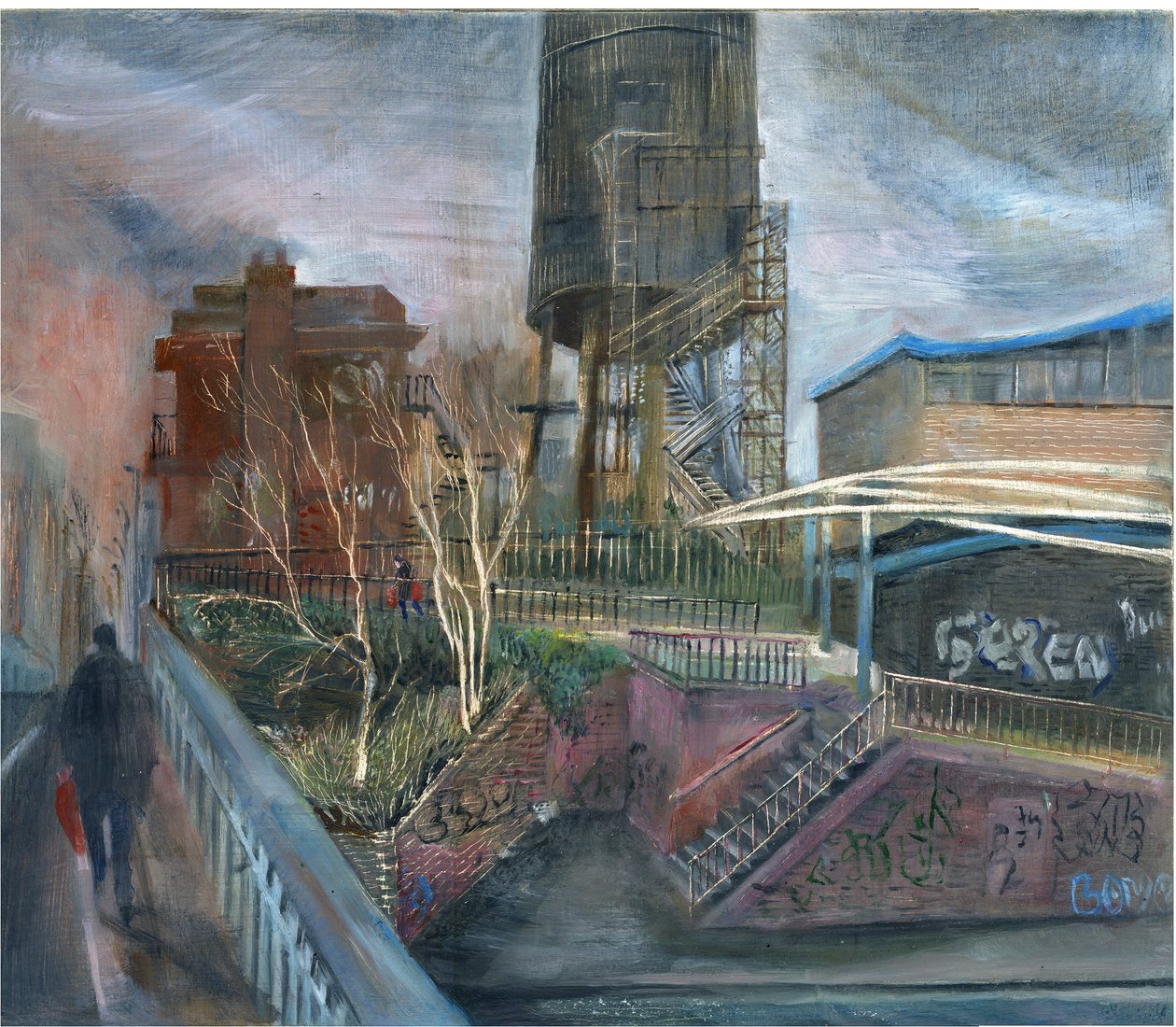Ladbroke Grove confinement : 1, sur le canal, 2020 - Mary Kuper
