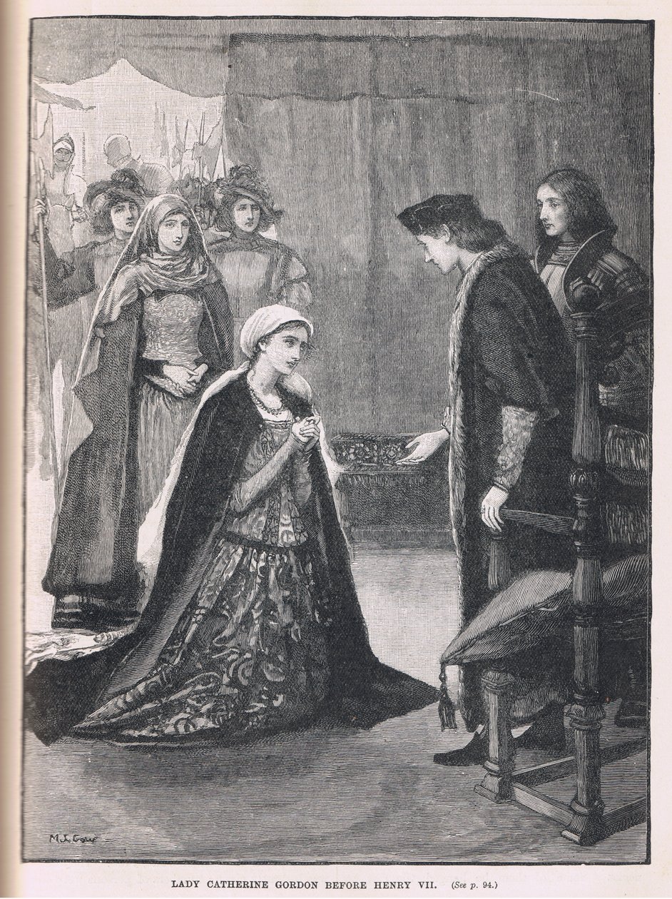 Lady Catherine Gordon devant Henri VII 1497 - Mary L. Gow