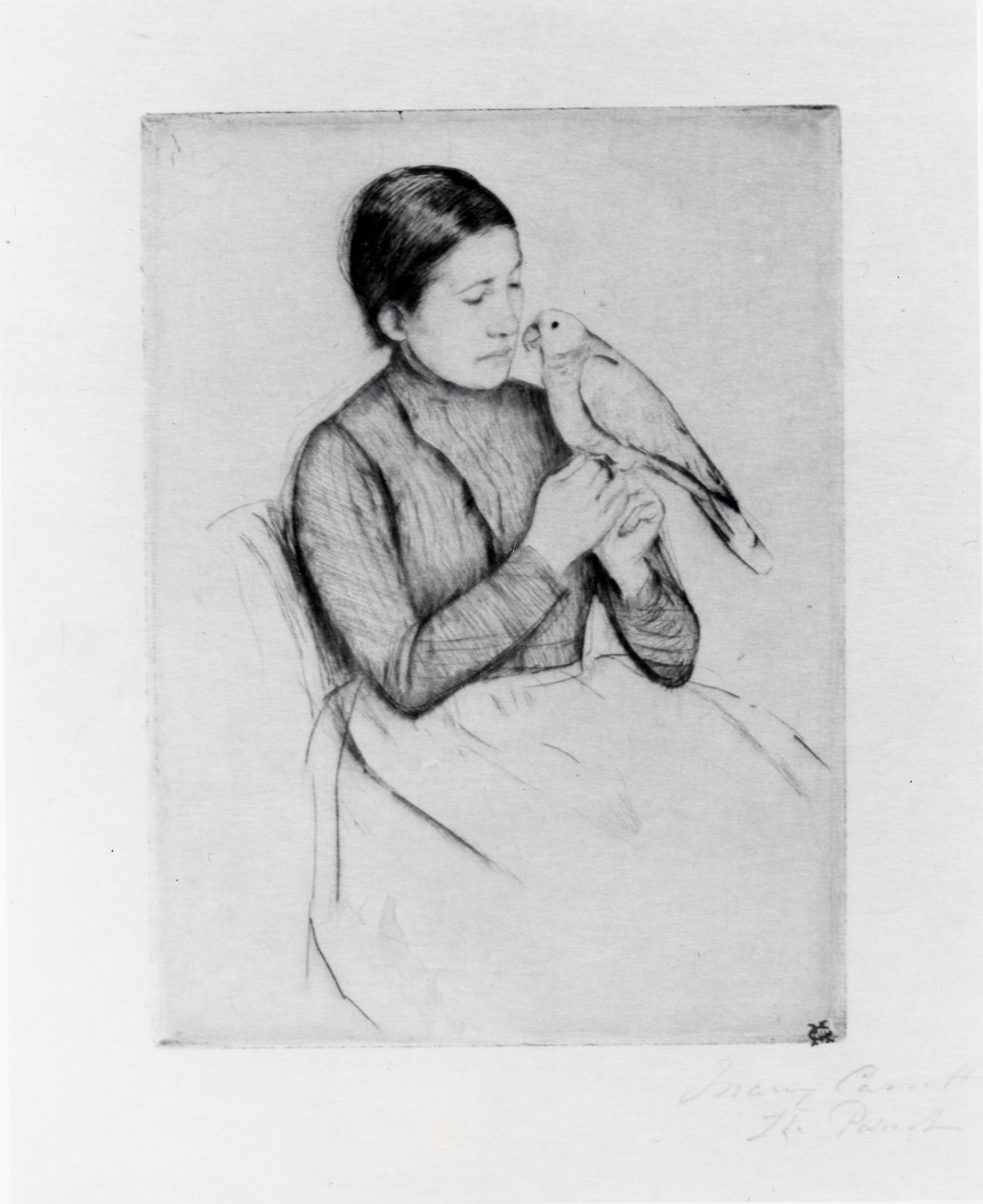 Le Perroquet - Mary Stevenson Cassatt