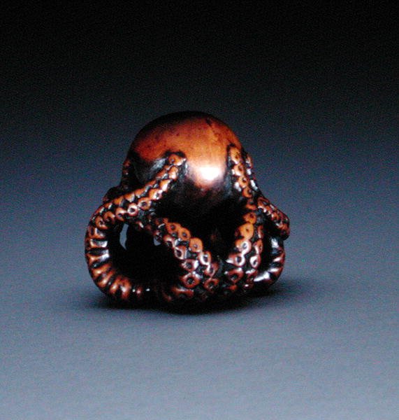 Netsuke représentant une pieuvre, vers 1760-70 - Masanao