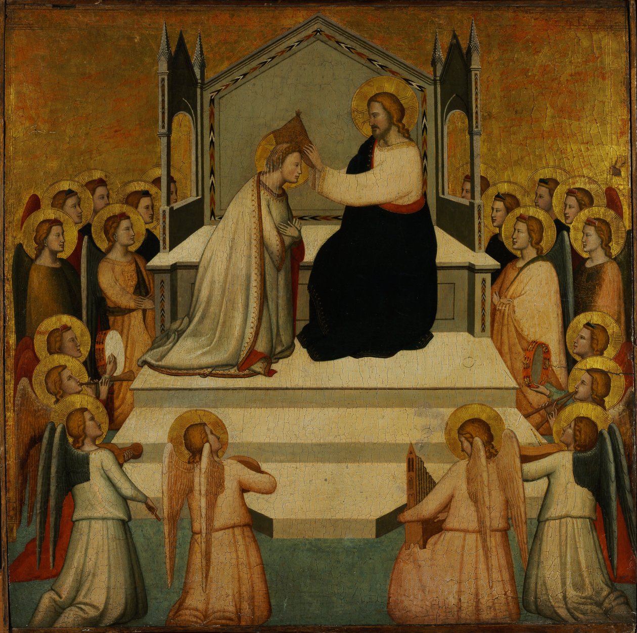 Le couronnement de la Vierge - Maso di Banco