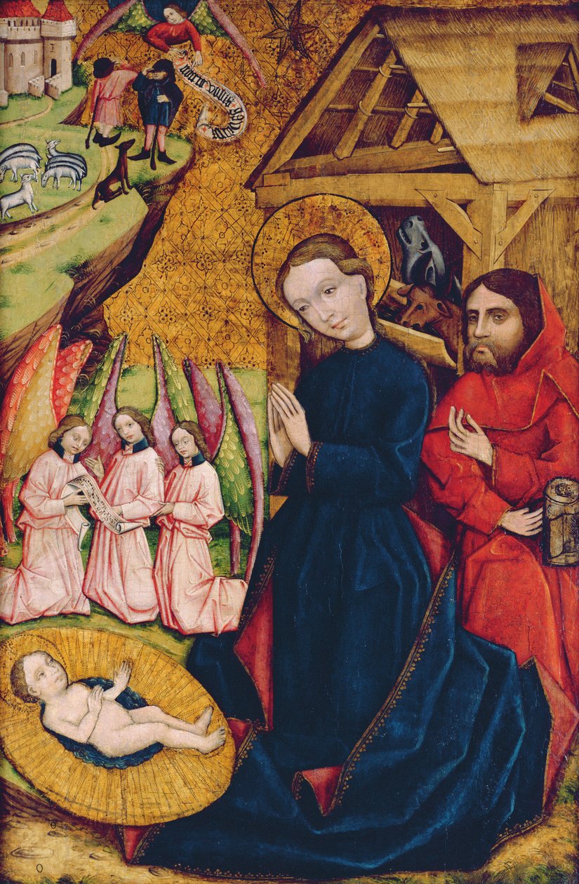 La Nativité, du maître-autel de Nemetlipcse, c.1450 - Master from Nemetlipcse