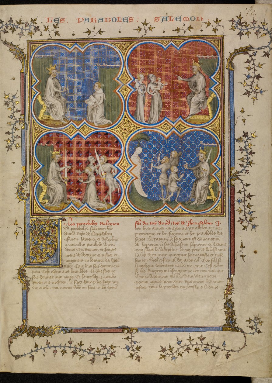 Le Jugement de Salomon - Master of Jean