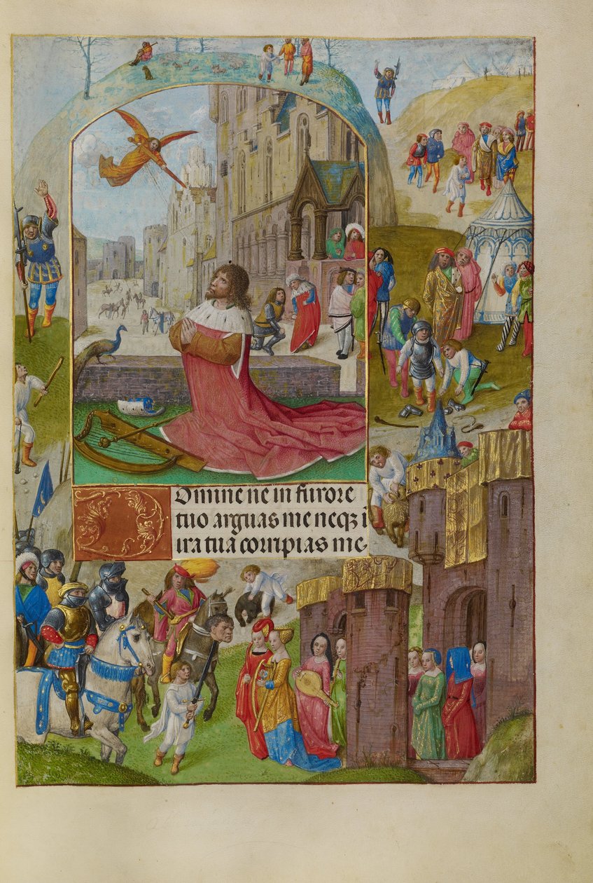 David en Prière - Master of Lübeck the Bible