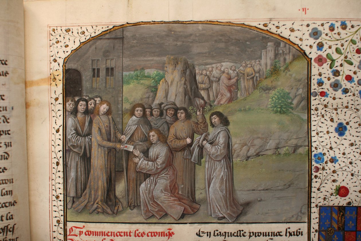 Charlemagne nomme le premier comte de Flandre (détail) - Master of Mary of Burgundy