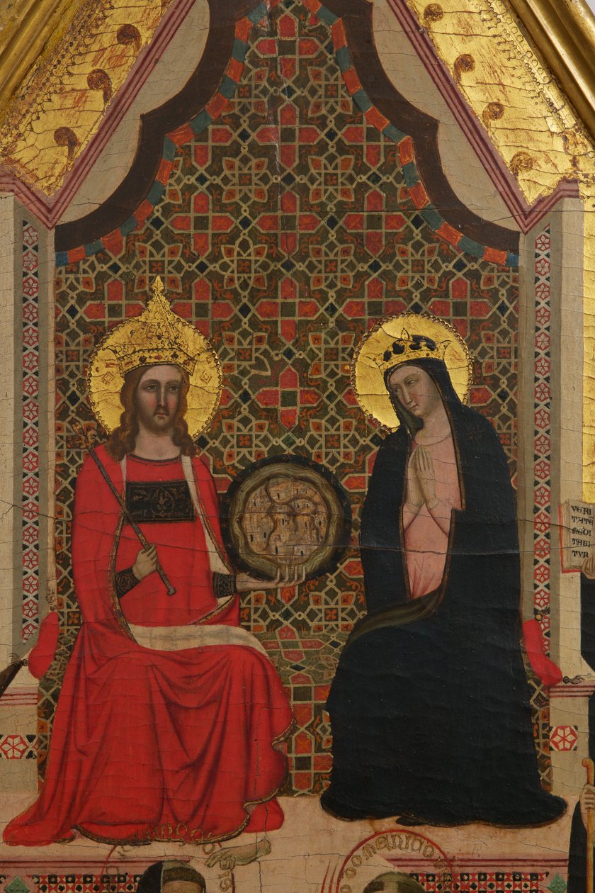 Détail de la Vierge, du Christ et de 17 Saints - Master of the Dominican Effigies
