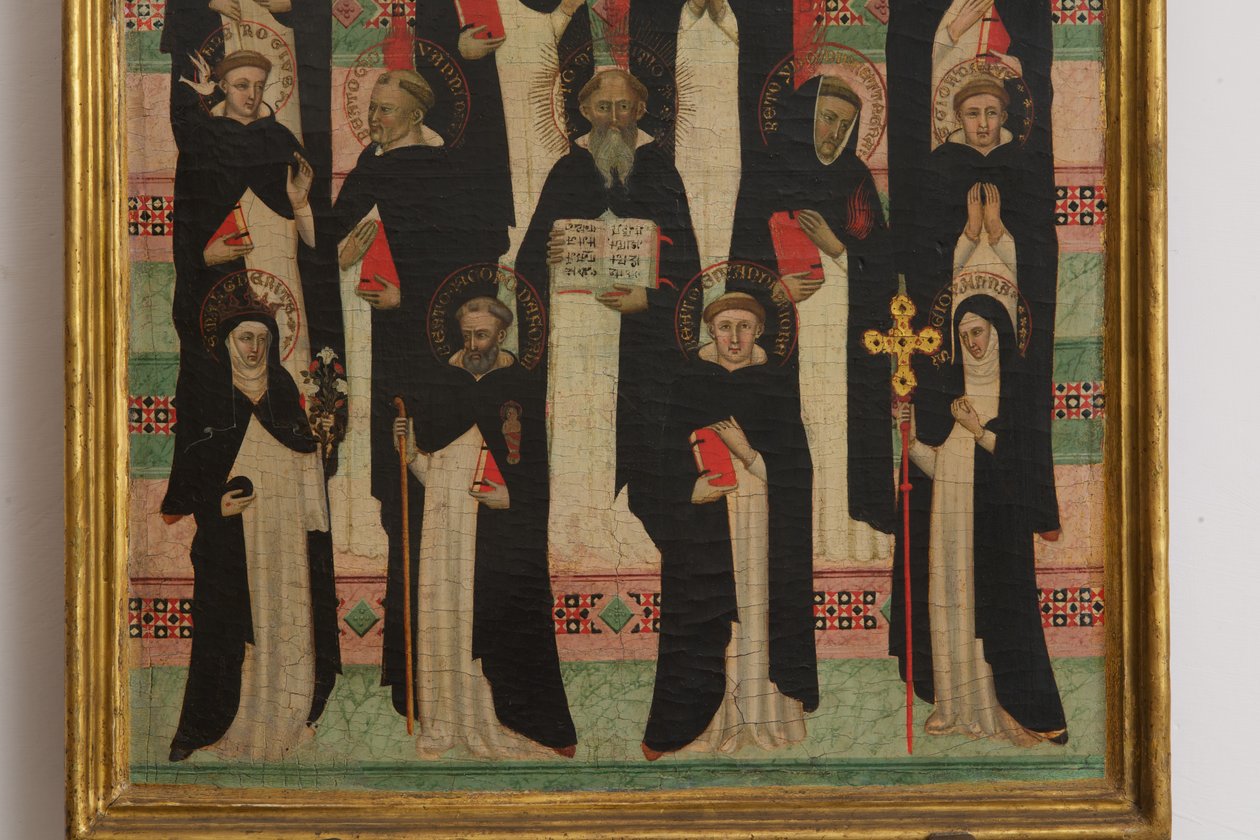 Détail de la Vierge, du Christ et de 17 Saints - Master of the Dominican Effigies