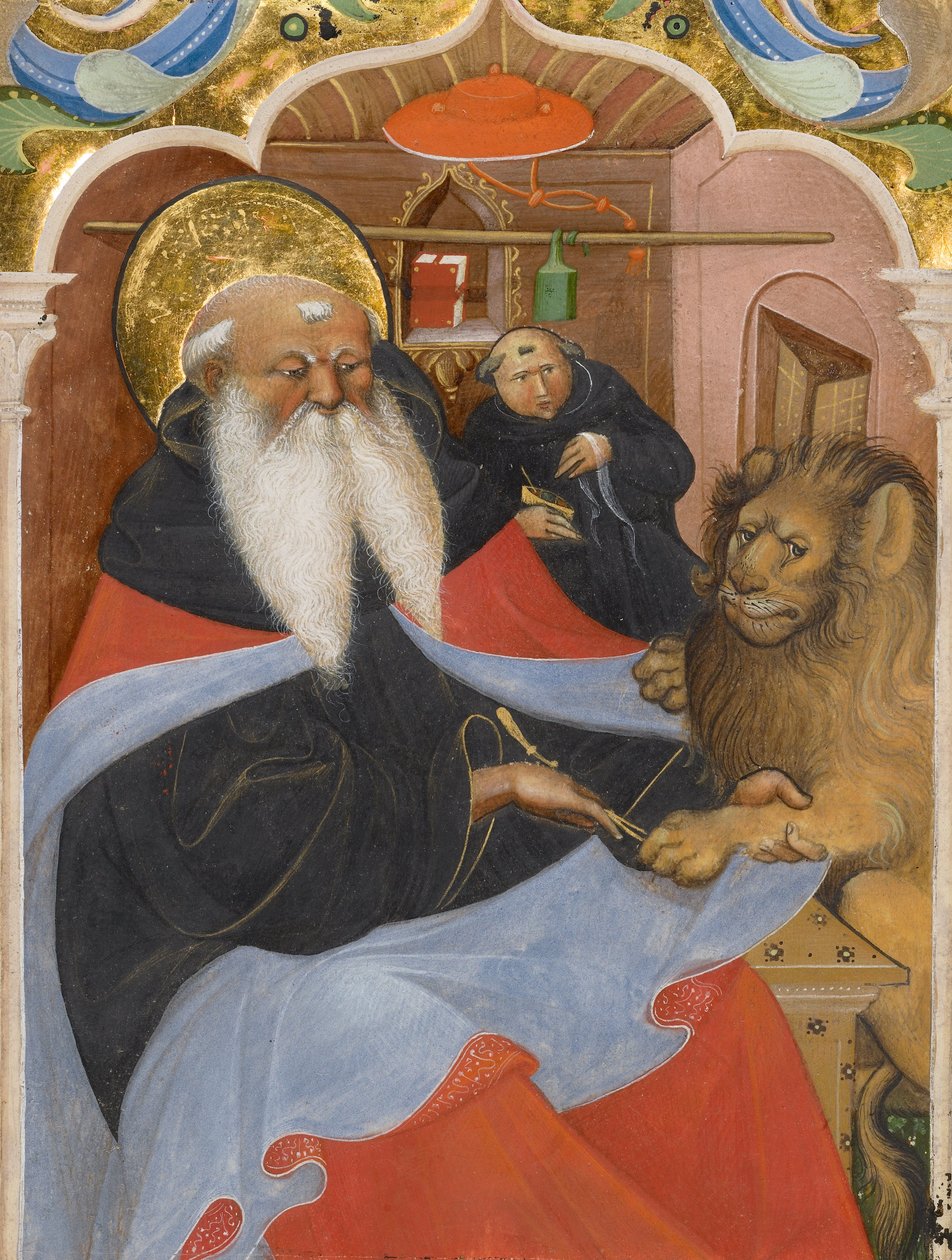 Saint Jérôme retirant une épine de la patte d