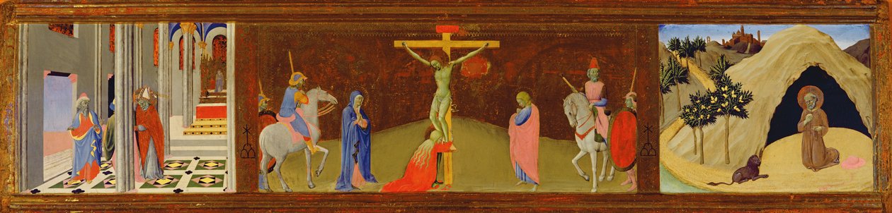 Triptyque de la Crucifixion, 1436 - Master of the Osservanza