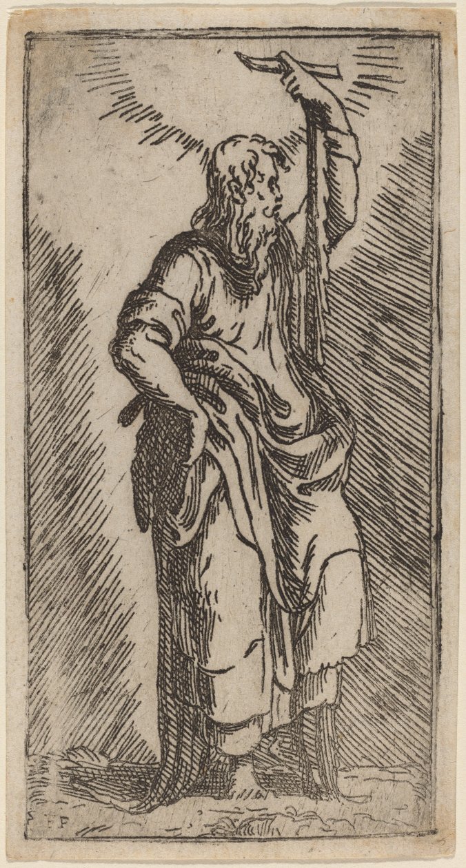 Saint Simon - Master F.P. after Parmigianino
