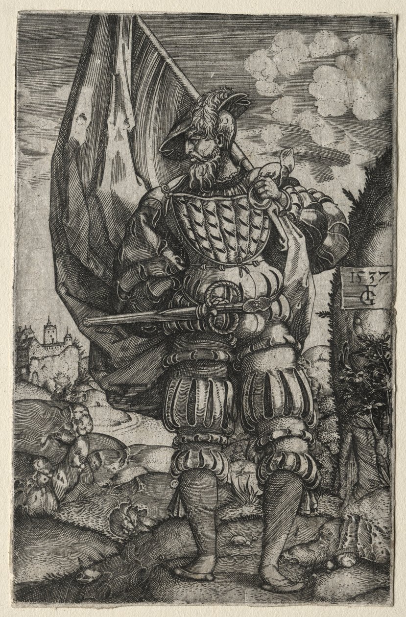 Le Porte-étendard, 1537 - Master F. G.