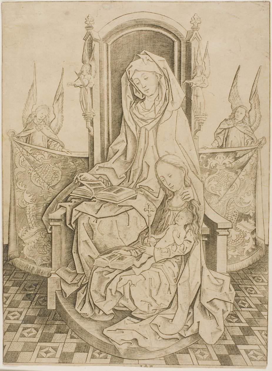 Sainte Anne, la Vierge et l
