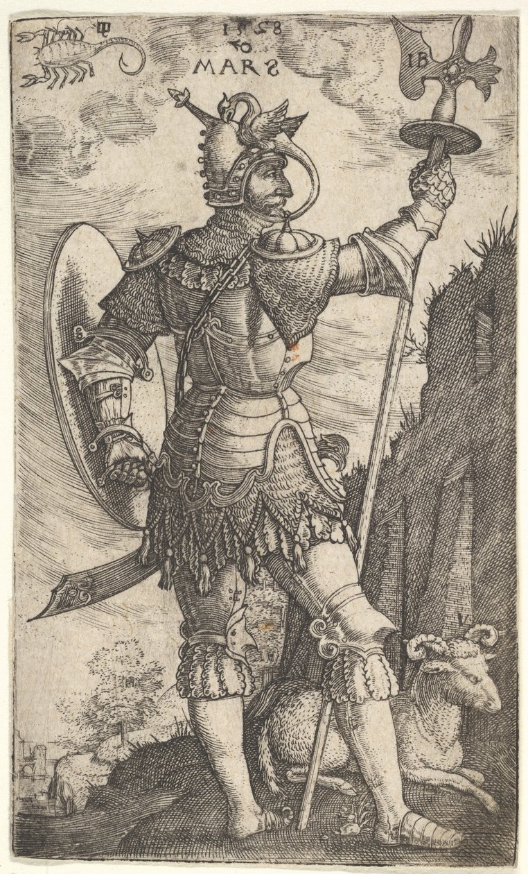 Mars des Dieux qui président aux planètes, 1528 - Master I.B.