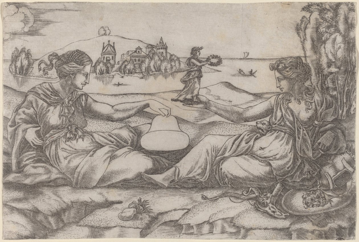 Deux Figures Allégoriques (Rome et Liberté ?) - Master IRs