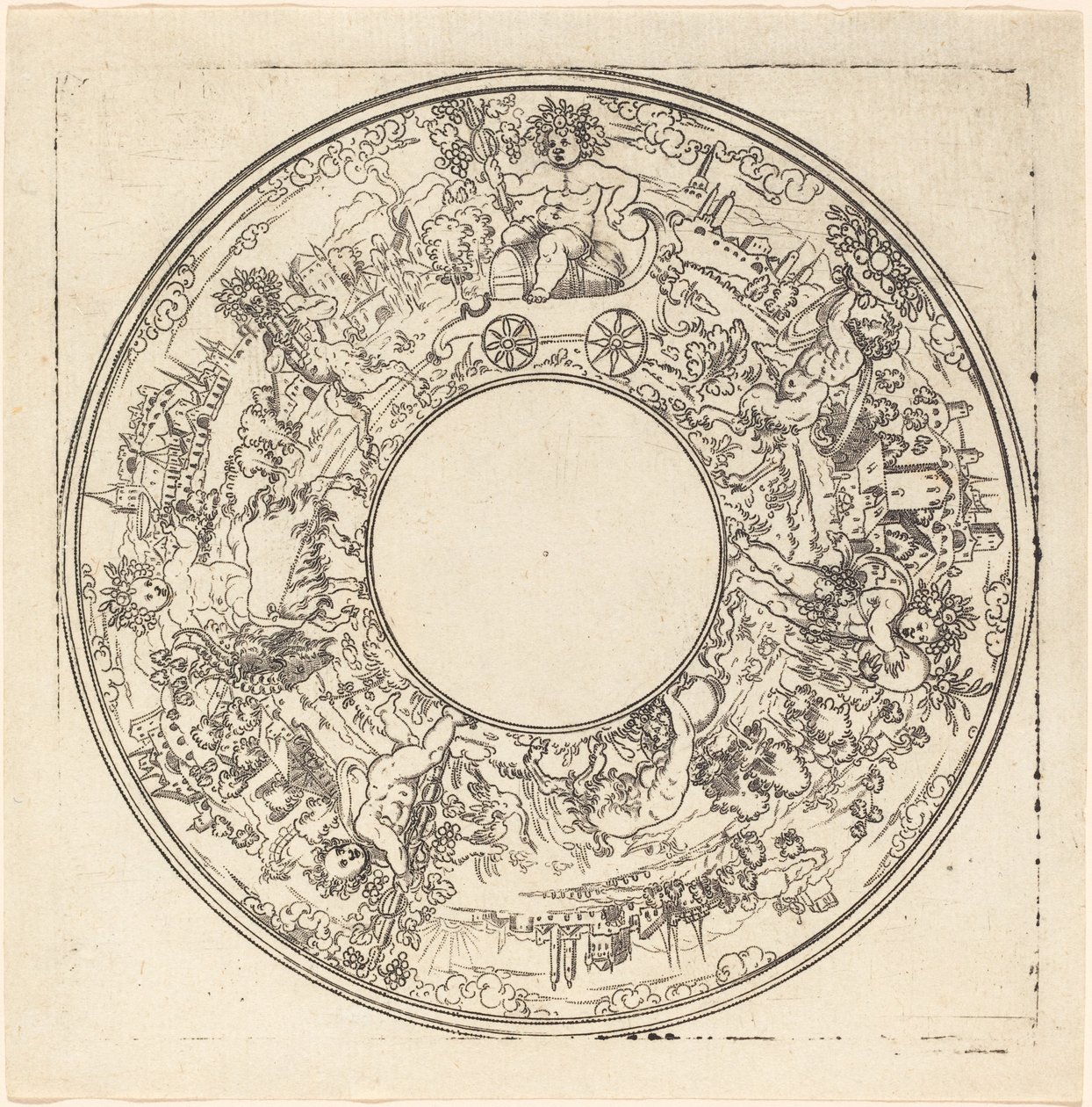 Bacchus dans un chariot - Master IS.