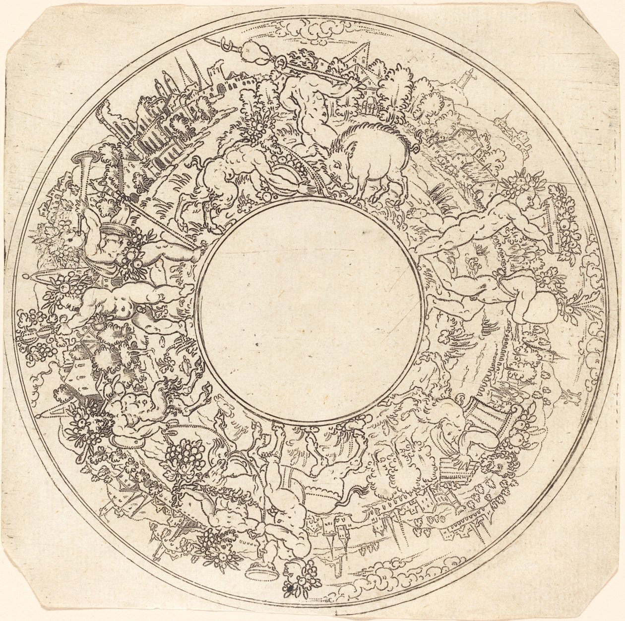 Bacchus sur un âne - Master IS.