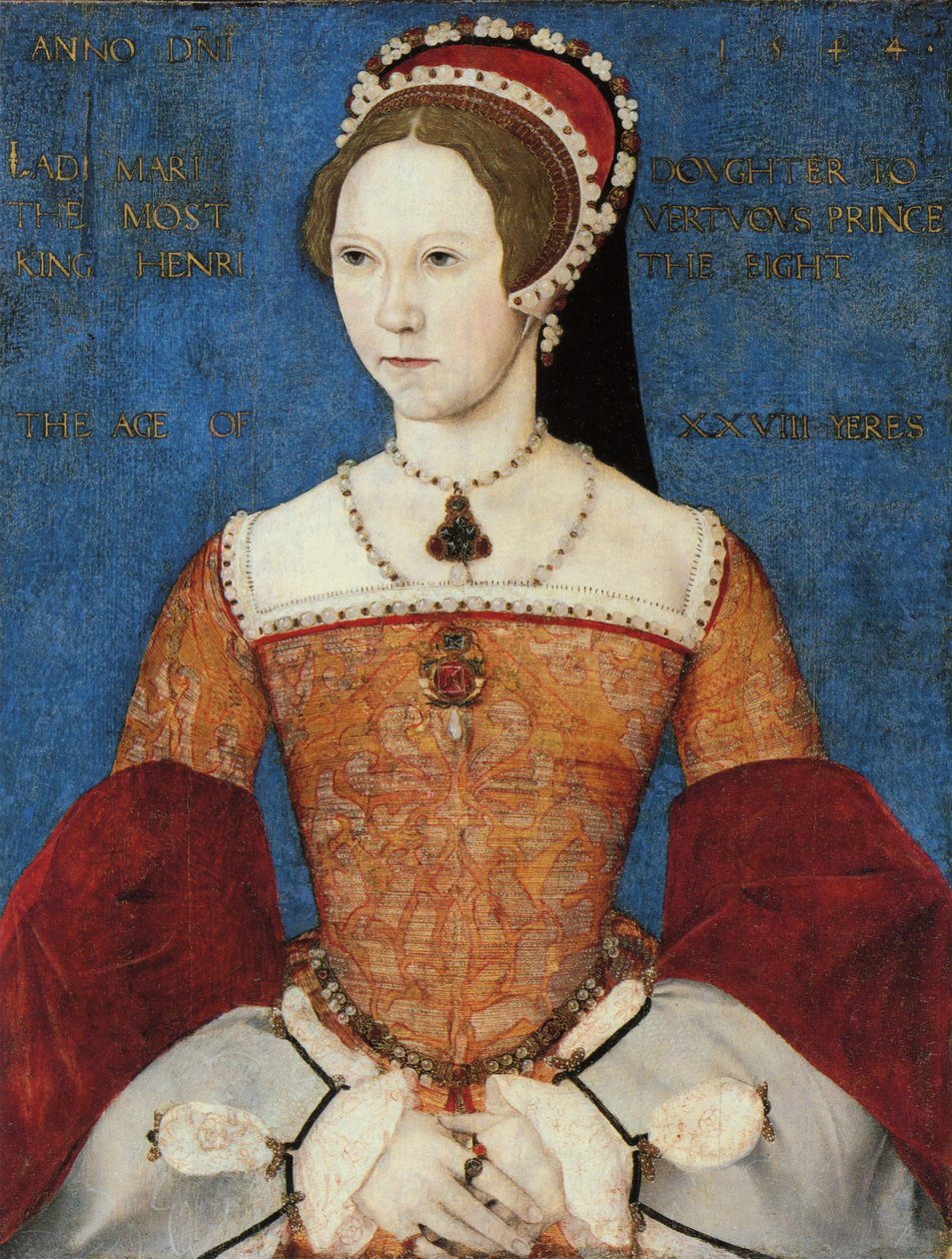 Portrait de Marie I ou Marie Tudor (1516-58), fille d