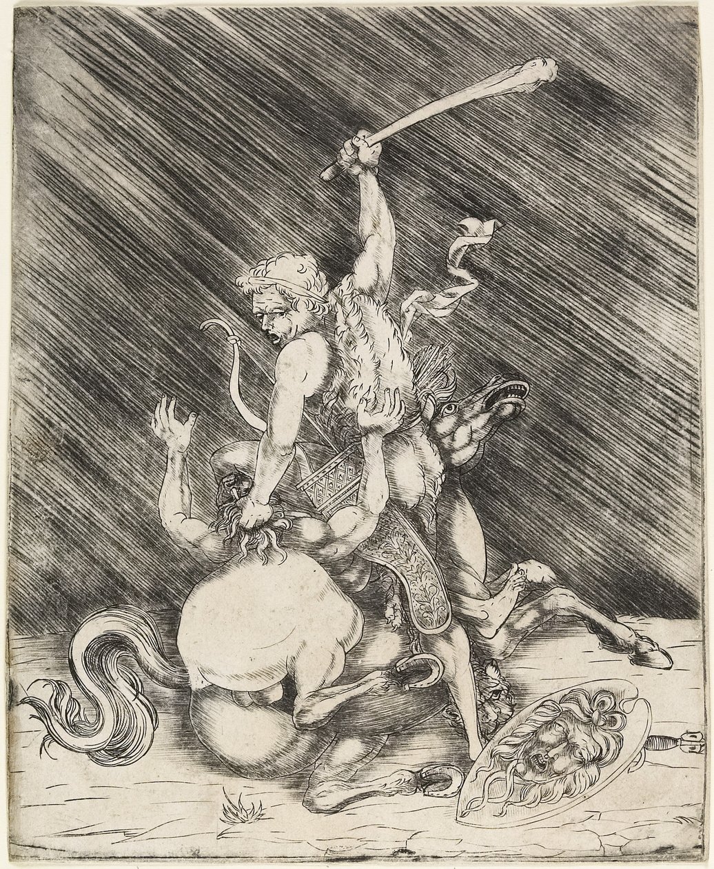 Hercule et Cacus - Master of 1515