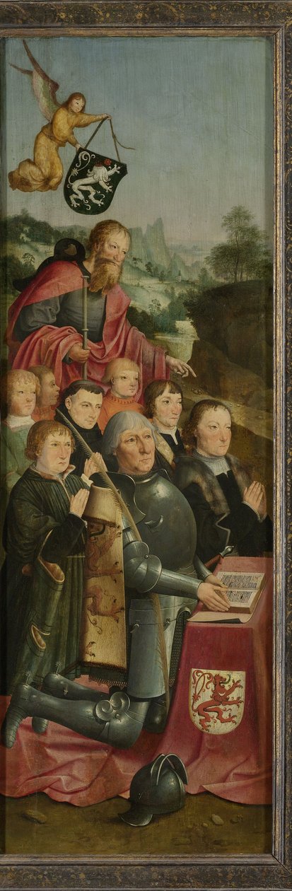Panneau commémoratif avec huit portraits d
