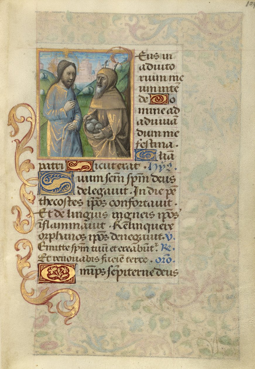La tentation du Christ - Master of Cardinal Bourbon