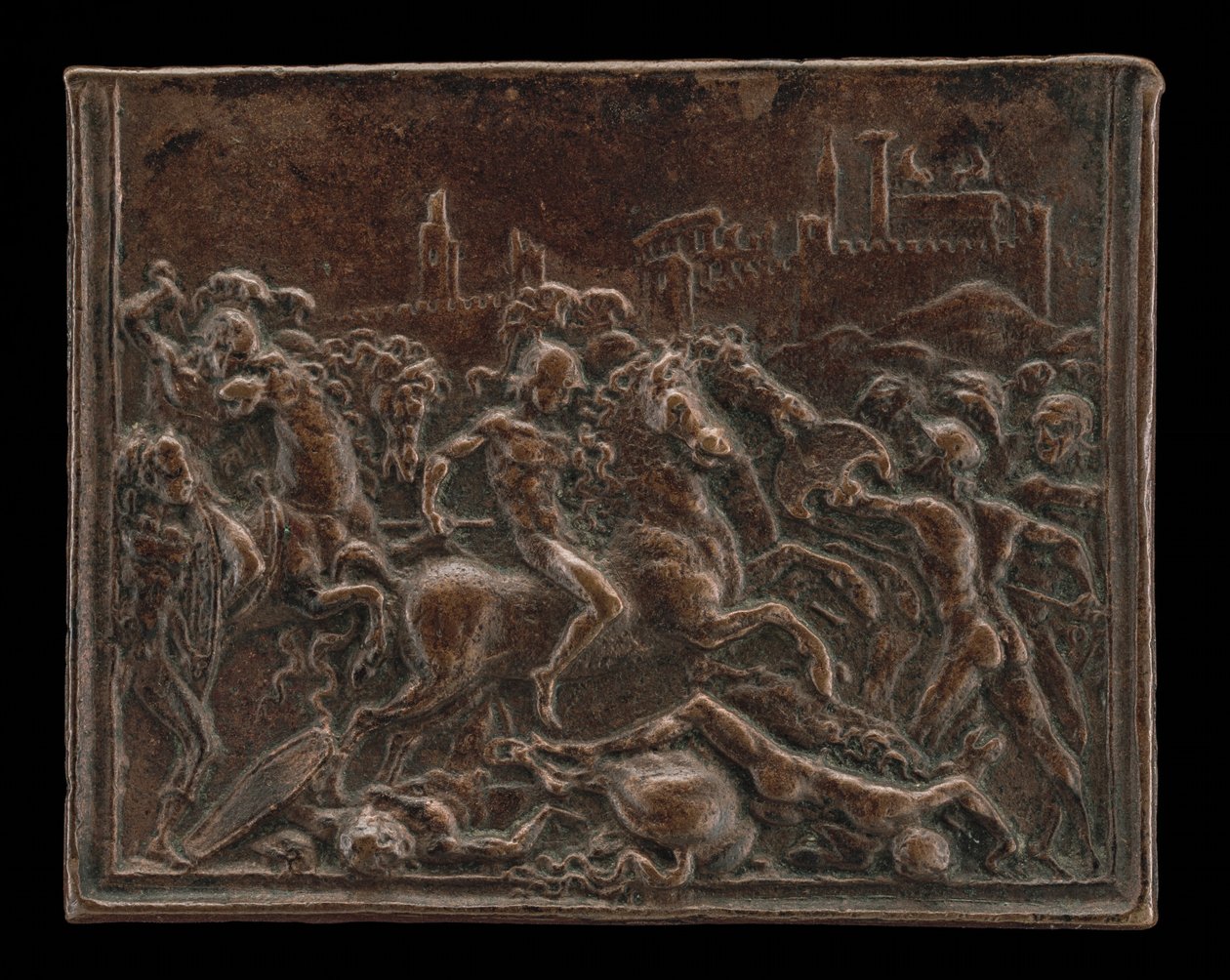 Coriolan en bataille devant Rome - Master of Coriolanus