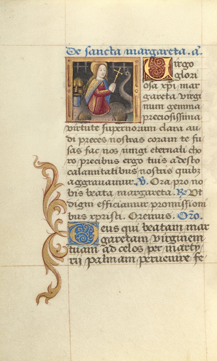 Sainte Marguerite et le dragon - Master of Jacques de Besançon