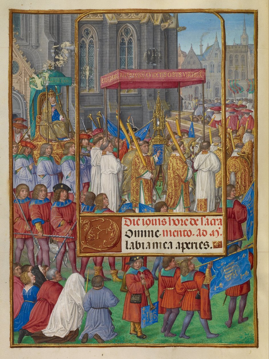 Procession pour la Fête-Dieu - Master of James IV of Scotland
