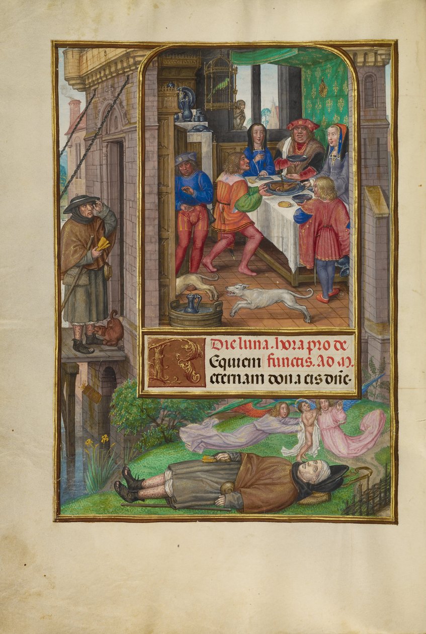 Le festin de Dives - Master of James IV of Scotland