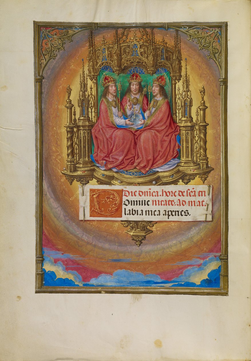La Sainte Trinité trônant - Master of James IV of Scotland