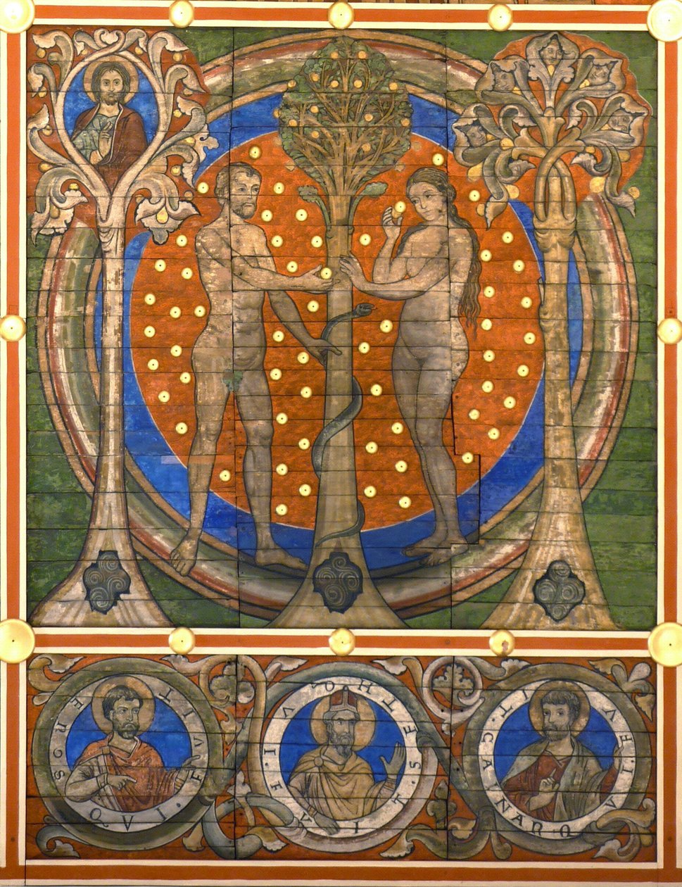 Adam et Ève (détail) - Master of Lower Saxony