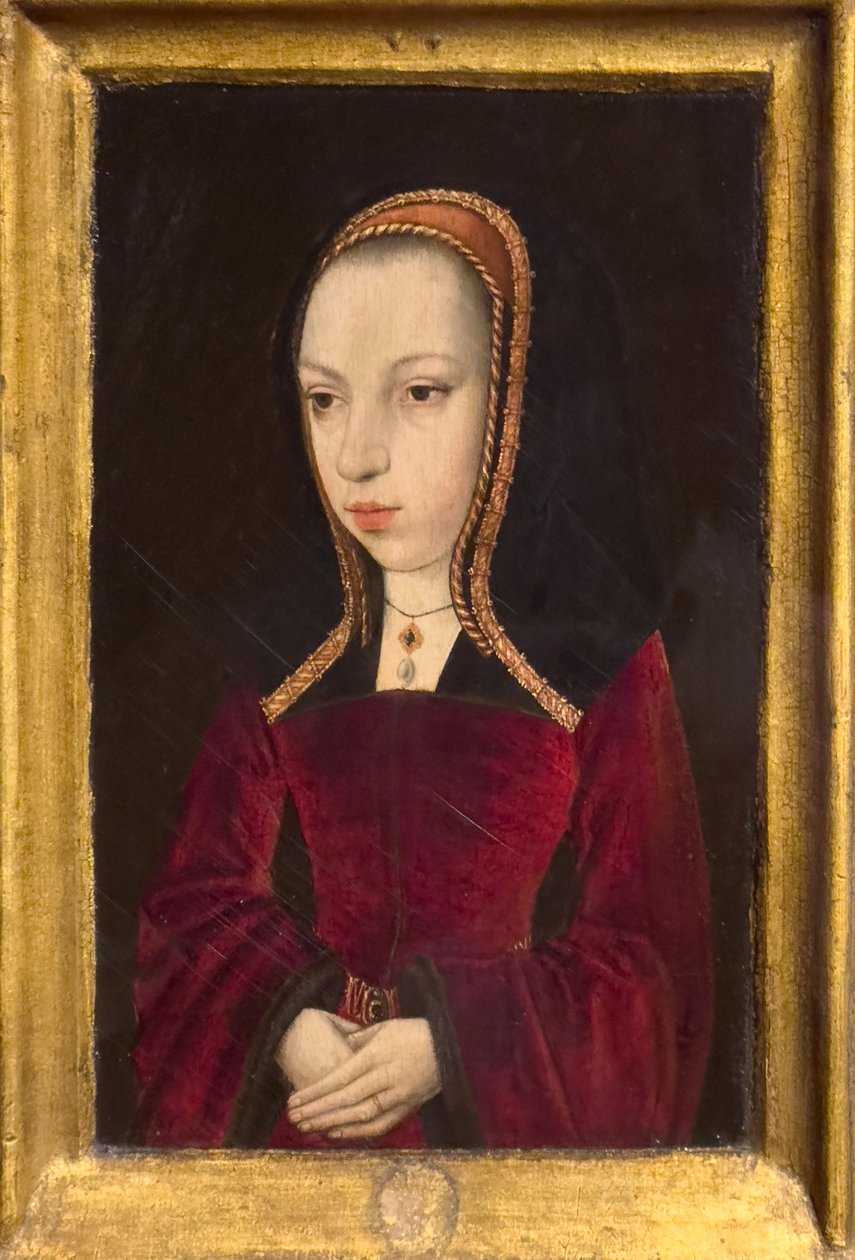Portrait de la jeune Marguerite d’Autriche, vers 1496 (huile sur bois) - Master of Princely Portraits