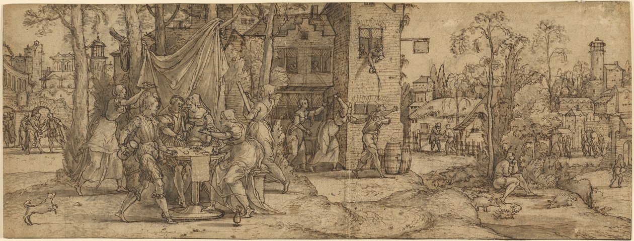 Scènes de la vie du fils prodigue - Master of Saint Christopher