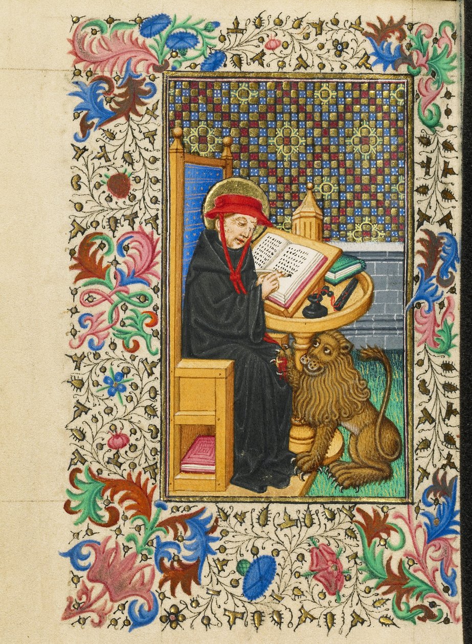 Saint Jérôme dans son bureau - Master of Sir John Fastolf