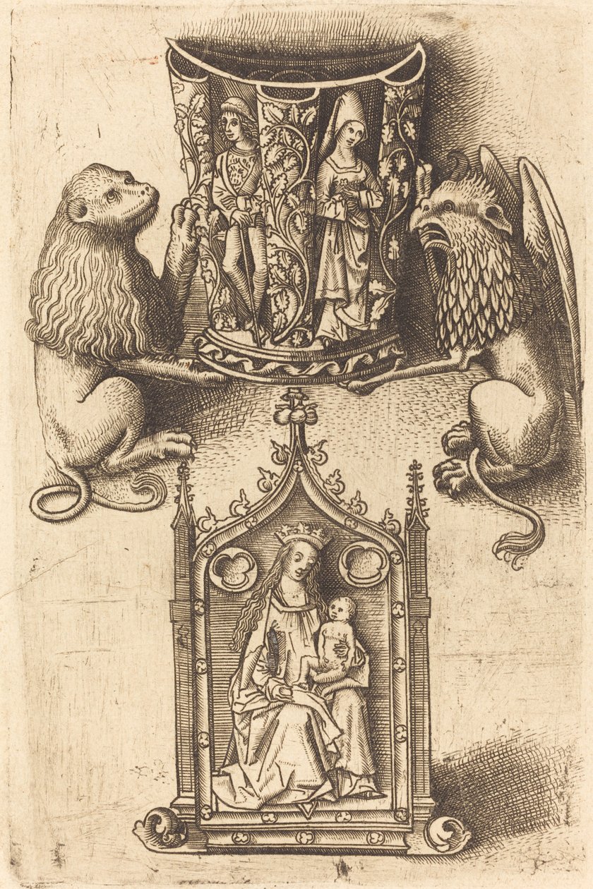 Conception pour un gobelet et un pax - Master of St. Sebastian