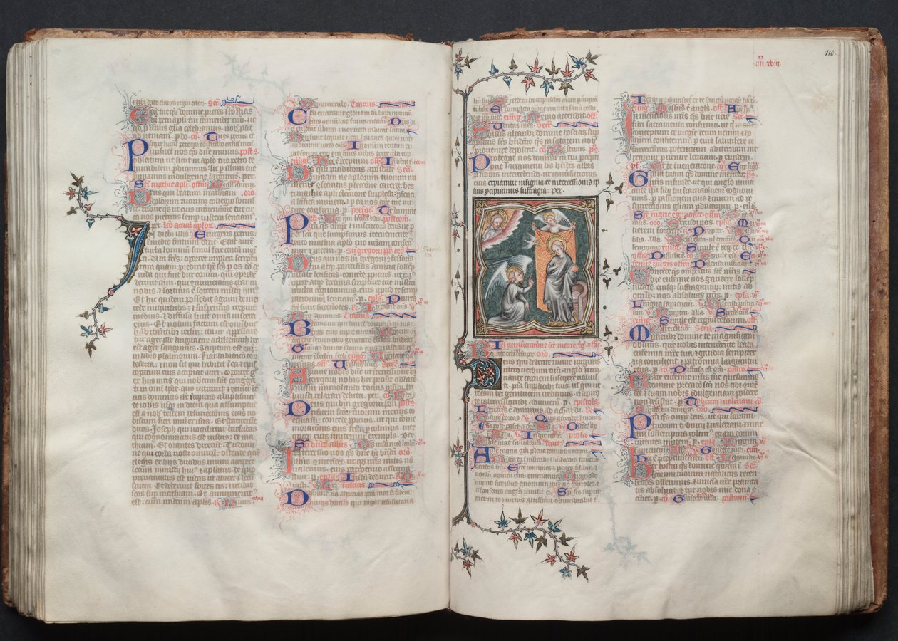 Le Missel de Gotha : Fol. 110r, L