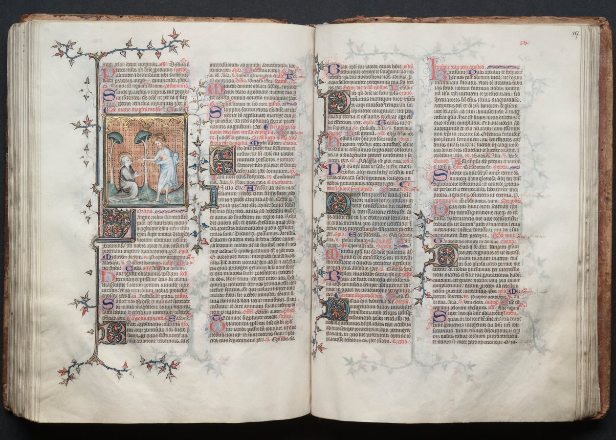 Le Missel de Gotha : Fol. 117r, Texte - Master of the Boqueteaux