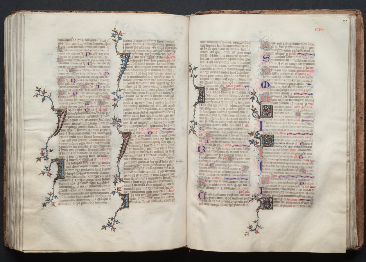 Le Missel de Gotha : Fol. 130r, Texte - Master of the Boqueteaux