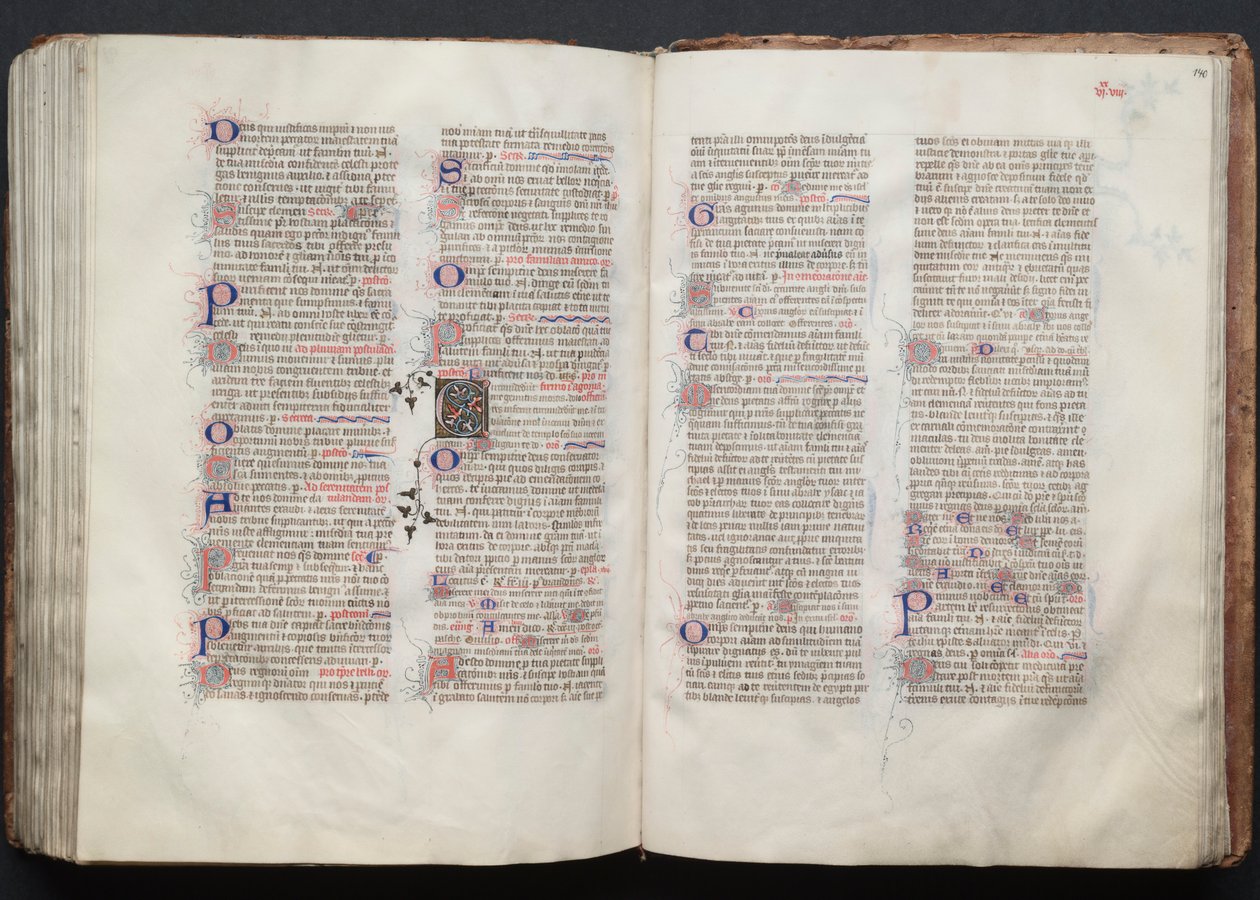 Le Missel de Gotha : Fol. 139v, Texte - Master of the Boqueteaux