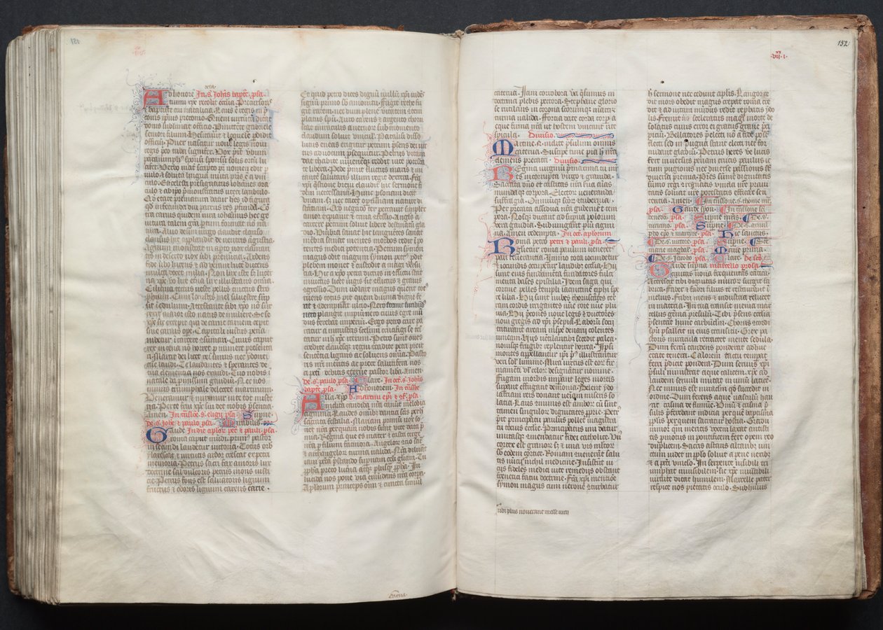 Le Missel de Gotha : Fol. 152r, Texte - Master of the Boqueteaux